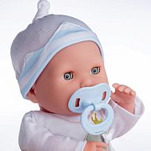 JC Toys Nonis Boutique 15in Realistic Blue Soft Body Baby Doll