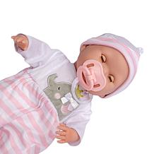 JC Toys Nonis Boutique 15in Realistic Pink Soft Body Baby Doll