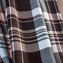 Jeffrey Banks Cozy Plaid Woven Throw