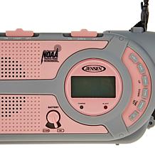 Jensen JEP-650 Portable Weather Alert 4-Way Power Radio & Flashlight