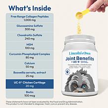 Joint Benefits for Dogs UC-II - 500 servings