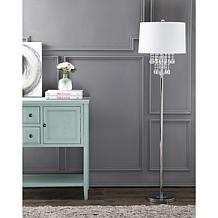 Jonathan Y Abigail 61"   Crystal and Chrome LED Floor Lamp