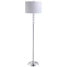 Jonathan Y Aubrey 59.5" Crystal and Chrome LED Floor Lamp