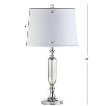 Jonathan Y Bella 27" Crystal LED Table Lamp - Clear