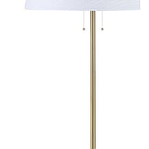 JONATHAN Y Brass Amelia 63" Metal LED Floor Lamp