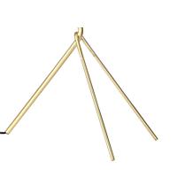 JONATHAN Y Brass Gold and Black Mae 20.25" Brass LED Task Lamp