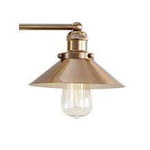 JONATHAN Y Brass Gold August 17.5" 2-light Metal Vanity Light