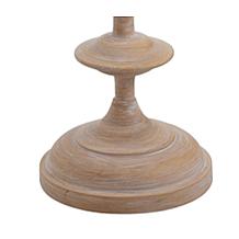 JONATHAN Y Brown Wood Finish Aldrin 63.5" Resin LED Floor Lamp