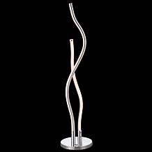JONATHAN Y Chrome Cairo 26.25" LED Integrated Table Lamp
