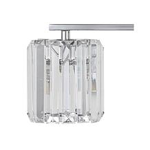 Jonathan Y Chrome Coco Prism Vintage Glam Vanity Light 6.25x29.75x6.75