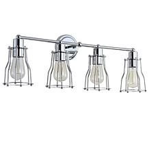 JONATHAN Y Chrome Evelyn 29.5" 4-light Metal Vanity Light