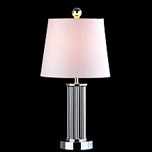 JONATHAN Y Chrome Lillian 18" Metal Mini LED Table Lamp