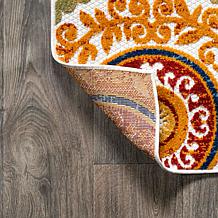 JONATHAN Y Circus Medallion High-Low Indoor/Outdoor 2' x 10' Runner