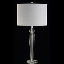 JONATHAN Y Clear Elizabeth 28.5" Crystal LED Table Lamp