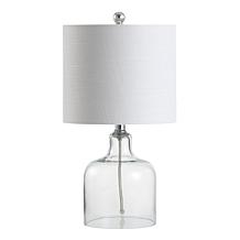 Jonathan Y Gemma 19" Glass Bell LED Table Lamp