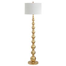 JONATHAN Y Gold Adriana 62.5" Metal LED Floor Lamp