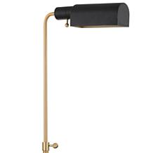 JONATHAN Y Gold Carrara Marble Iva 56.5" Adjustable Brass Floor Lamp