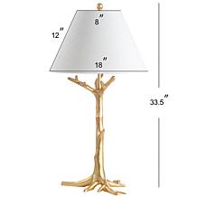 Jonathan Y Gold Galen 33.5" Resin LED Table Lamp