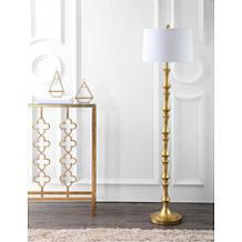 JONATHAN Y Gold Jaxon 62.5" Metal LED Floor Lamp