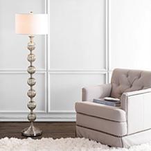 JONATHAN Y Mercury Silver Oslo 60.5" Glass Metal LED Floor Lamp