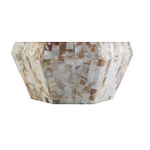 JONATHAN Y Natural Ivory Isabella 21" Seashell Set of 2 Table Lamps