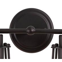 JONATHAN Y Oil Rubbed Bronze Florence 24" 3-light Metal Vanity Light