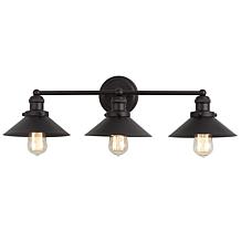 JONATHAN Y Caia 22.38 In. 3-Light Vanity Light With Frosted Glass Shades And Bathroom Hardware Set Oil Rubbed Bronze 5 Piece Jyl1501a - View #9