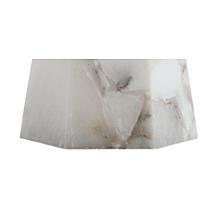 JONATHAN Y White Xio 25.5" Alabaster LED Table Lamp