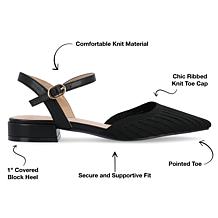 Journee Collection Womens Ansley Wide Width Flats