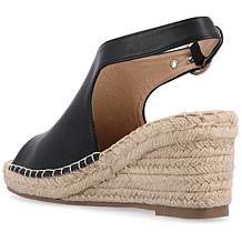Journee Collection Women's Crew Wedge Sandal