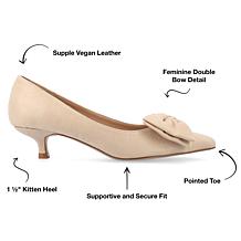 Journee Collection Womens Orana Wide Width Kitten Heel