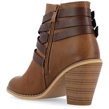 Journee Collection Womens Strap Bootie