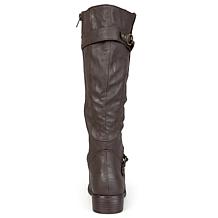 Journee Collection Women's Wide Calf Harley Boot