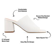 Journee Collection Women's Wide Width Lorenna Mule