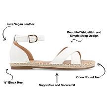 Journee Collection Womens Wide Width Lyddia Sandal