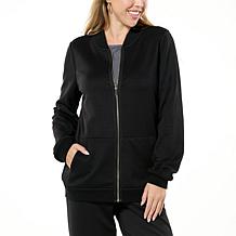 Joy CleanBoss Luxurious Faux Suede Reversible Bomber Jacket