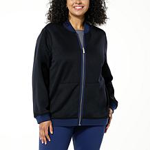 Joy CleanBoss Luxurious Faux Suede Reversible Bomber Jacket