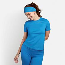 Joy Collection Cool & Clean Two Performance Tees w/Headband