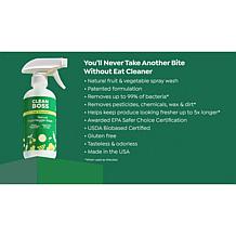 JOY Eat Cleaner 4-pack Fruit & Veggie Natural Wash & Life Extender AS