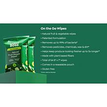JOY Eat Cleaner 64-count Fruit & Veggie Produce Cleaner To-Go Wipes