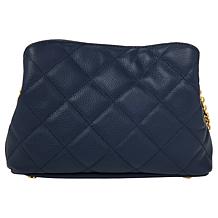 Joy First Class Luxury Leather Quilted Chic Crossbody Bag