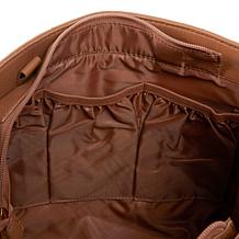 Joy First Class Luxury Leather Quilted Handbag & Clutch Wallet