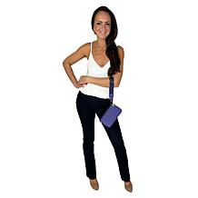 Joy Luxe Leather Best Gift Ever Double Wallet Wristlet with RFID