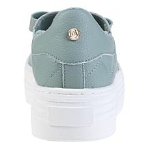 Joy Luxe Slip-On Genuine Leather Bow Sneaker with Orthotic Insole