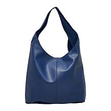 Joy Metallic Leather Hobo Slouch Bag with Wristlet