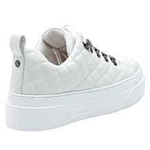 J/Slides NYC Aimee Quilted Leather Lace-Up Sneaker