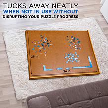 Jumbl 27” x 35” Wooden 1500-Piece Puzzle Table