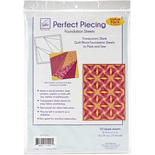 June Tailor Piecing Quilt Block Foundation Sheets 50/Pkg-8.5X11