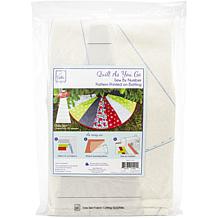 June Tailor Quilt As You Go Tree Skirt - Pattern 40 Diameter 