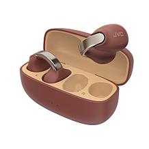 JVC Wireless OpenEarcuff Earbuds Nearphones - Maroon